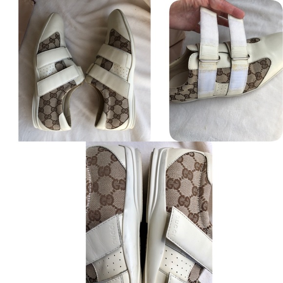 Gucci Velcro Monogram Sneakers - Picture 11 of 13